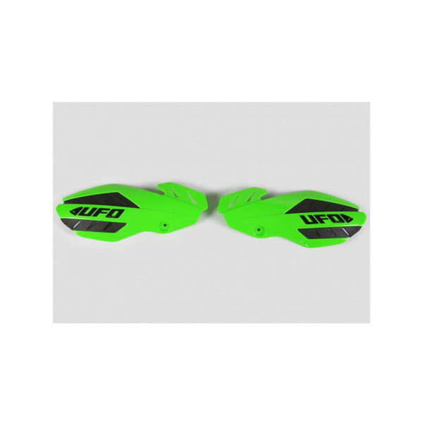 Захисти рук (хендбари) UFO для Kawasaki KXF 250 (13-20), KXF 450 (13-18) зелені