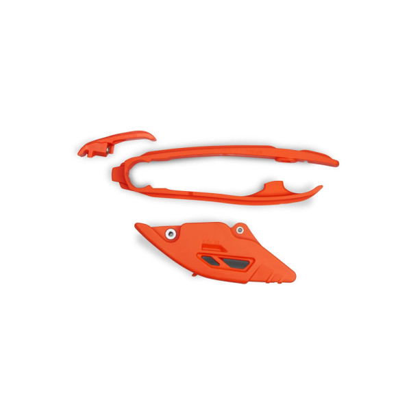 Комплект слайдер+направляюча ланцюга UFO для KTM SX/SXF(SX-F) 125/250/300/350/450F (23-) чорна