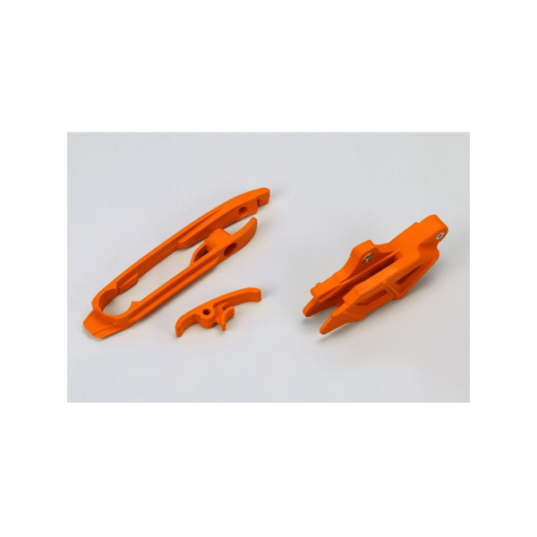 Комплект слайдера + направляюча ланцюга UFO для KTM SX 125/150/250, SX-F 250/350/450 (11-15), SX 250 (16) помаранчевий