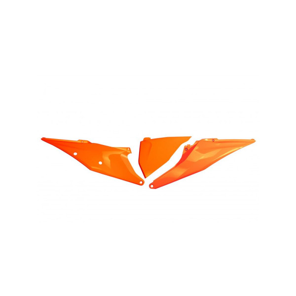 Бічні захисні екрани з кришкою фільтра UFO для KTM SX / EXC / SX-F / EXC-F (19-) помаранчевий-флуо