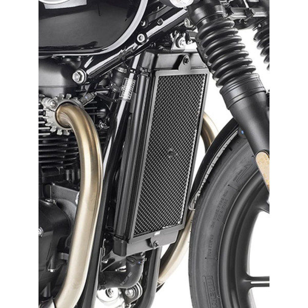 Захист радіатора Kappa Triumph Street Twin 900 (16-22)/ Speed Twin 900 (23-) чорний