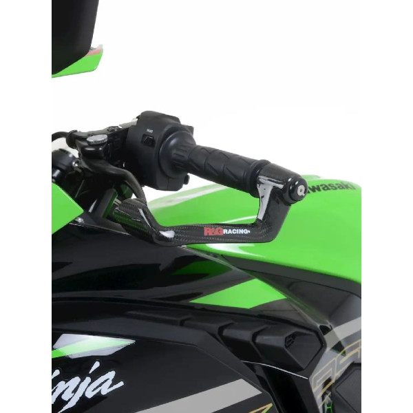 Комплект захисту важелів гальма та зчеплення R&G для Kawasaki ZX-6 (06-20)/ ZX-10R (06-20)/ ZX-6R (19-)/ Ninja H2 (R) (15-) чорний