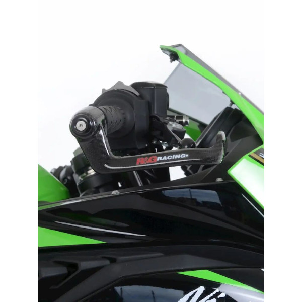 Комплект захисту важелів гальма та зчеплення R&G для Aprilia RSV4 (09-14)/Tuono V4 1100 (21-)/Tuareg 660 (22-) /Panigale V2 (20-) /Panigale 899/959/1199/1199S/1199R/1299/1299S (всі роки) /Benelli TNT 125 (17-) чорний