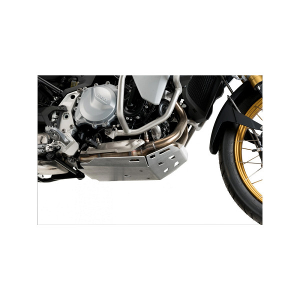Захист двигуна/ передній спойлер Puig BMW F750GS / F800GS / F850GS / F900GS сріблястий