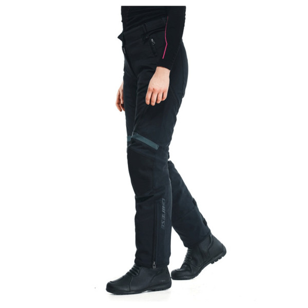 Жіночі текстильні мотоциклетні штани Dainese Carve Master 3 Gore-Tex® чорні-сірі
