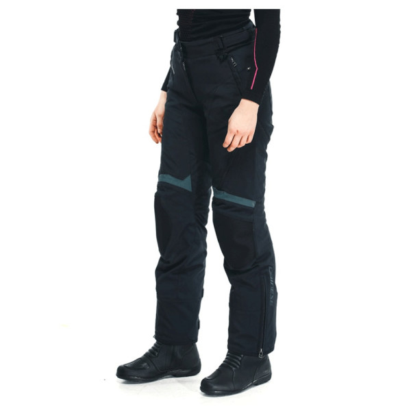 Жіночі текстильні мотоциклетні штани Dainese Carve Master 3 Gore-Tex® чорні-сірі