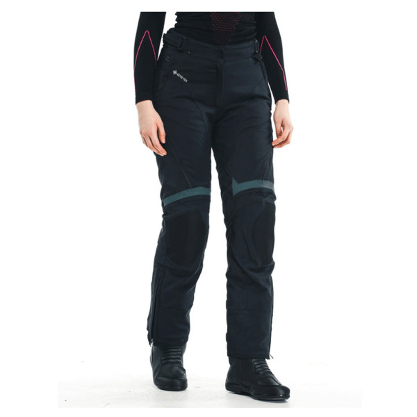 Жіночі текстильні мотоциклетні штани Dainese Carve Master 3 Gore-Tex® чорні-сірі