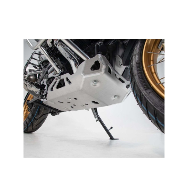 Плита під двигун SW-MOTECH BMW R 1250 GS Adventure (18-), R 1250 GS (19-) срібна