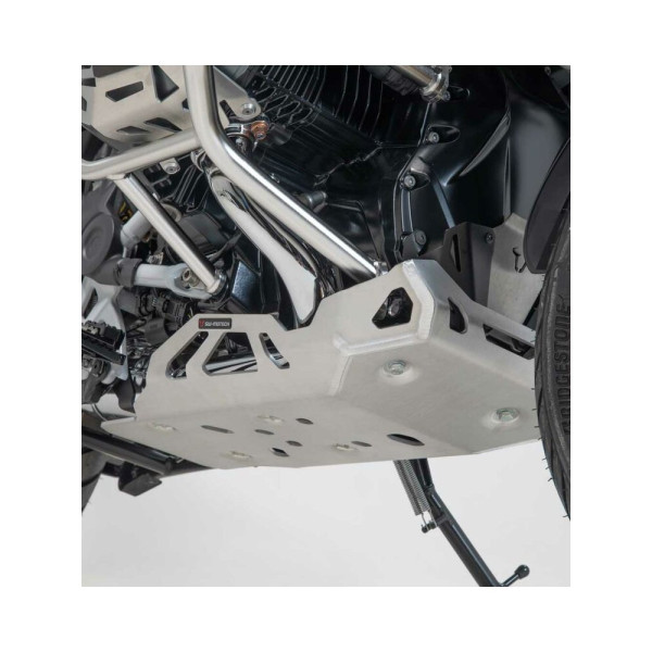 Плита під двигун SW-MOTECH BMW R 1250 GS Adventure (18-), R 1250 GS (19-) срібна
