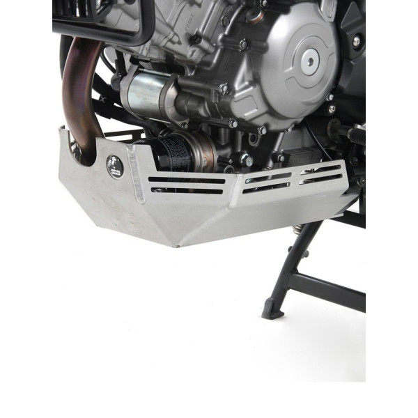 Срібна плита під двигун Hepco&Becker для Suzuki DL 650 V-Strom 02-11