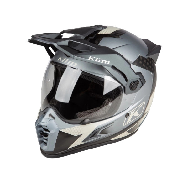Шолом adventure Klim Krios Pro Charger сірий-чорний