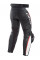 Мотоциклетні штани шкіряні Dainese Delta 3 чорні-білі-червоні