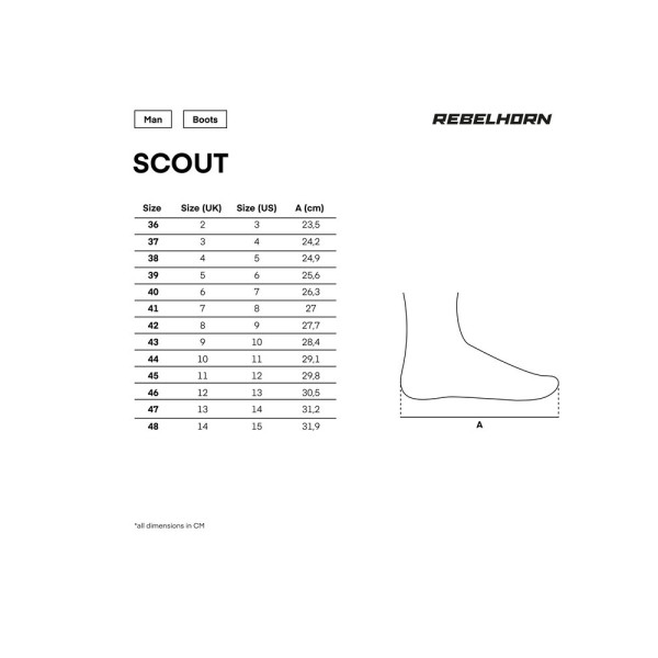Мотоциклетні туристичні черевики Rebelhorn Scout