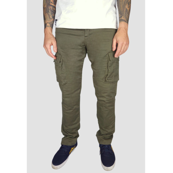 Мотоциклетні джинси Mottowear Helios Green 2.4 зелені