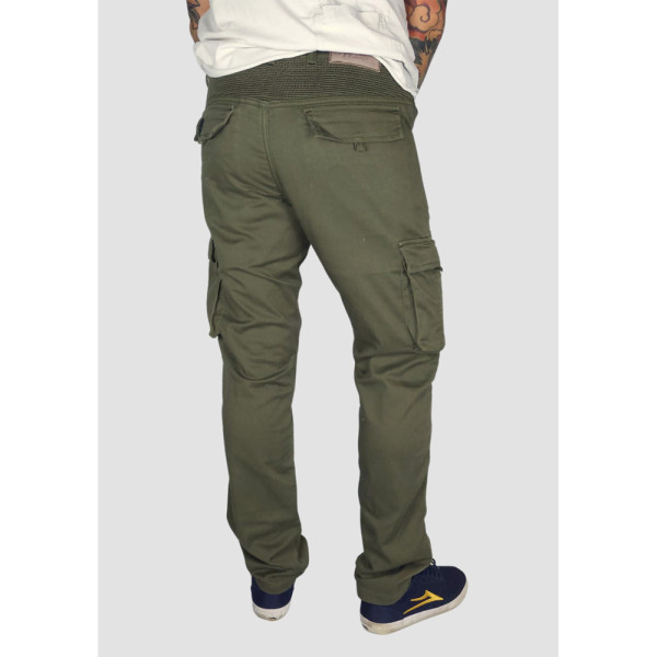 Мотоциклетні джинси Mottowear Helios Green 2.4 зелені