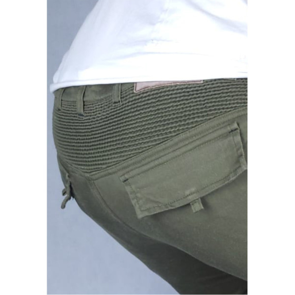 Мотоциклетні джинси Mottowear Helios Green 2.4 зелені