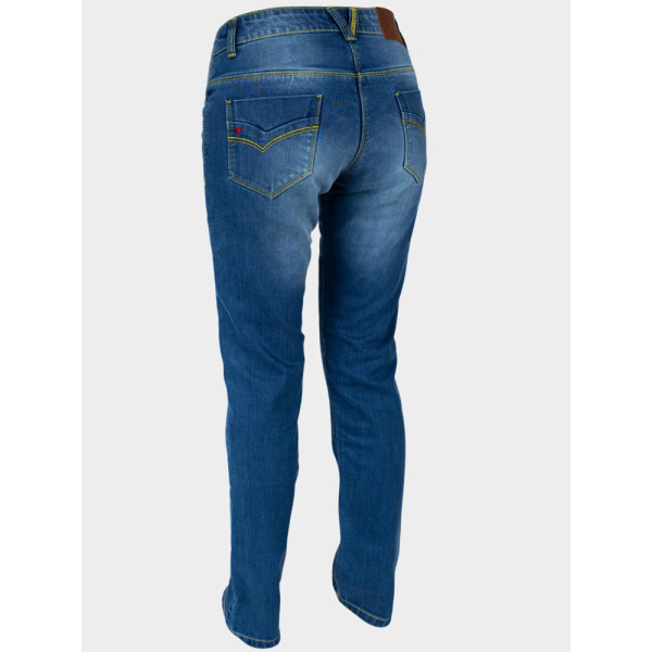 Джинси мотоциклетні жіночі Mottowear Stella сині