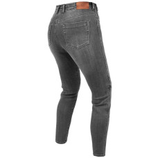 Джинси мотоциклетні жіночі Rebelhorn Classic III Slim Fit сірі