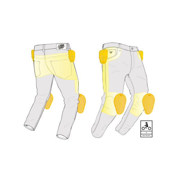 Джинси мотоциклетні жіночі Mottowear Hiro Light