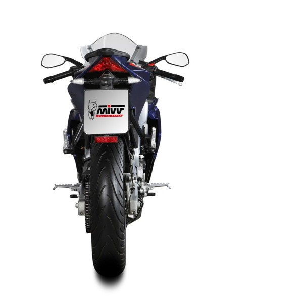 Повний вихлопний колектор (Delta Race) MIVV для Aprilia RS125 (21-) срібний