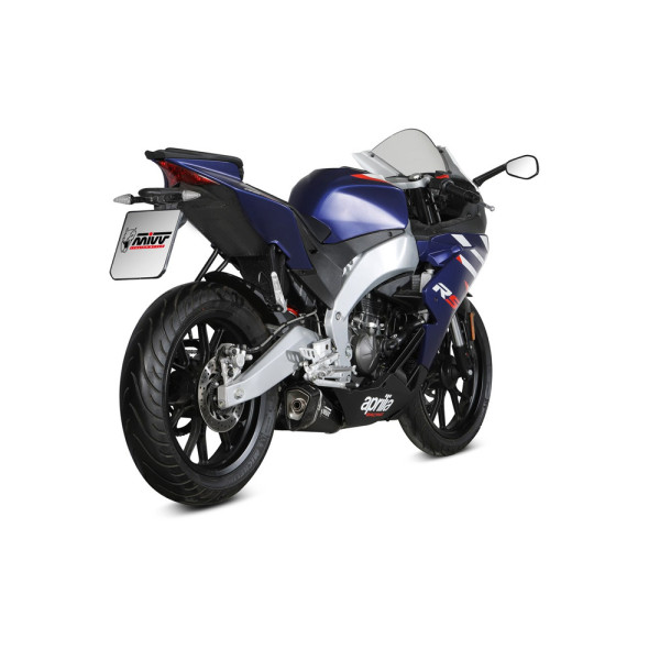 Повний вихлопний система (Delta Race) MIVV для Aprilia RS125 (21-) чорний