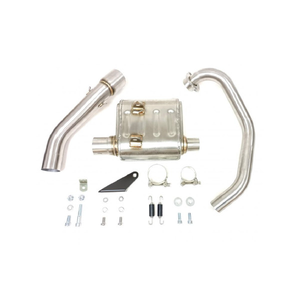 Повний вихлопний комплект IXIL RB Race Xtrem CF Moto 250 SR/ NK (19-21)/ 300 SR/ NK (21-)