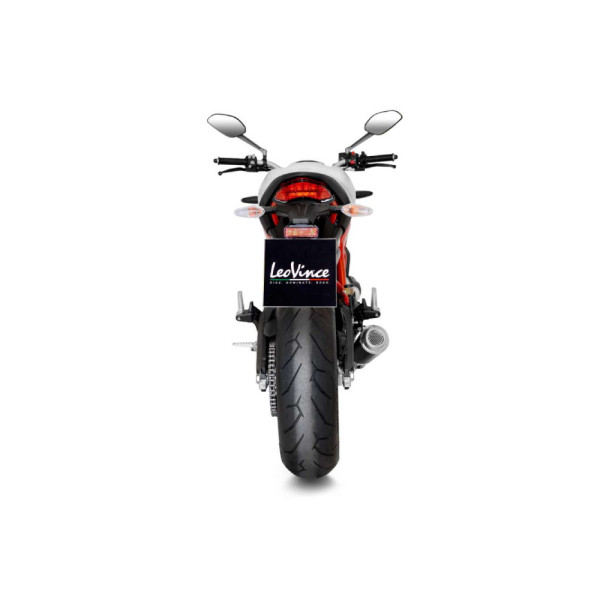 Глушник LeoVince LV-10 Black Edition Slip-On, Нержавіюча сталь для Ducati Monster 797 17-20, Scrambler 800 icon / Classic 15-16, Scrambler 800 Cafe Racer / Classic / Full Throttle / Icon 17-20