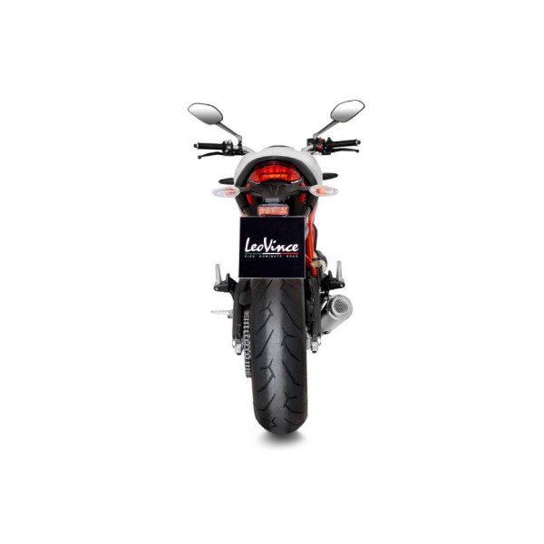 Глушник LeoVince LV-10 Slip-On, Нержавіюча сталь для Ducati Monster 797 17-20, Scrambler 800 icon / Classic 15-16, Scrambler 800 Cafe Racer / Classic / Full Throttle / Icon 17-20