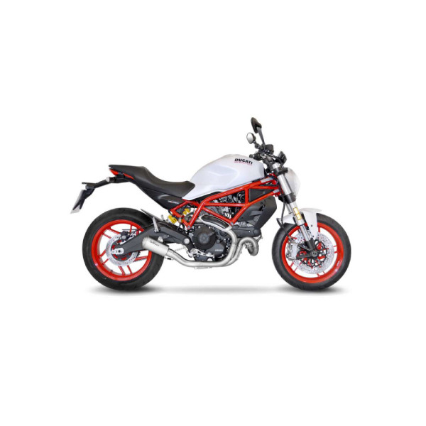 Глушник LeoVince LV-10 Slip-On, Нержавіюча сталь для Ducati Monster 797 17-20, Scrambler 800 icon / Classic 15-16, Scrambler 800 Cafe Racer / Classic / Full Throttle / Icon 17-20