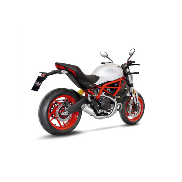 Глушник LeoVince LV-10 Slip-On, Нержавіюча сталь для Ducati Monster 797 17-20, Scrambler 800 icon / Classic 15-16, Scrambler 800 Cafe Racer / Classic / Full Throttle / Icon 17-20