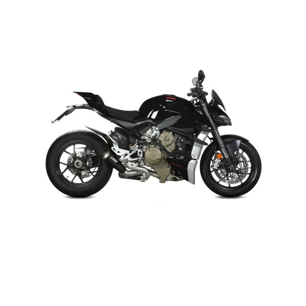 Вихлопні системи Slip-On (X-M1) MIVV для Ducati Streetfighter V4 (20-22) чорні