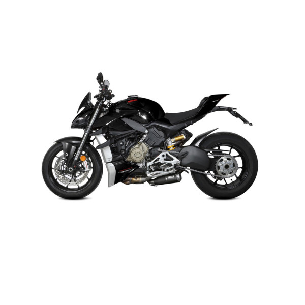 Вихлопні системи Slip-On (X-M1) MIVV для Ducati Streetfighter V4 (20-22) чорні