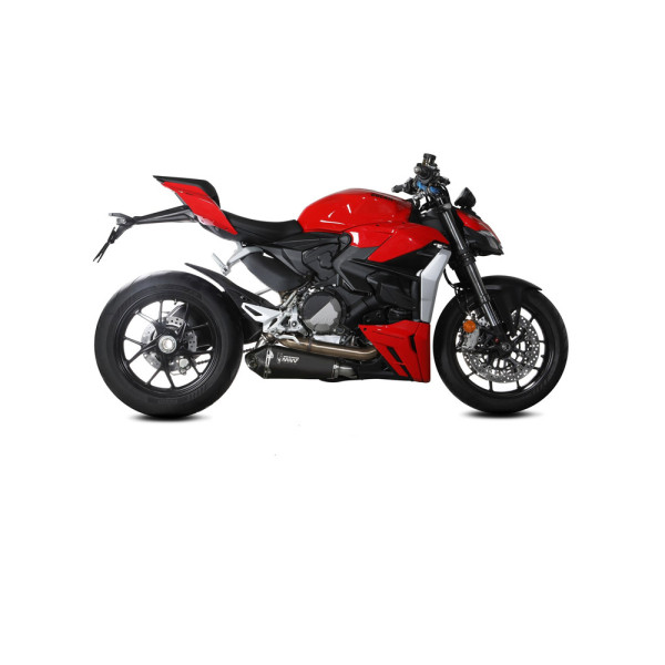 Глушник мотоцикловий Slip-On Line (Delta Race) MIVV для Ducati Panigale V2 (20-) / Streetfighter V2 (22-) чорний
