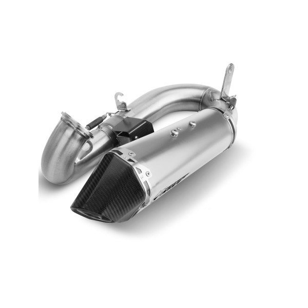 Глушник мотоцикловий Slip-On Line (Delta Race) MIVV для Ducati Panigale V2 (20-) / Streetfighter V2 (22-) срібний