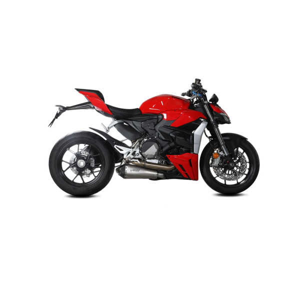 Глушник мотоцикловий Slip-On Line (Delta Race) MIVV для Ducati Panigale V2 (20-) / Streetfighter V2 (22-) срібний