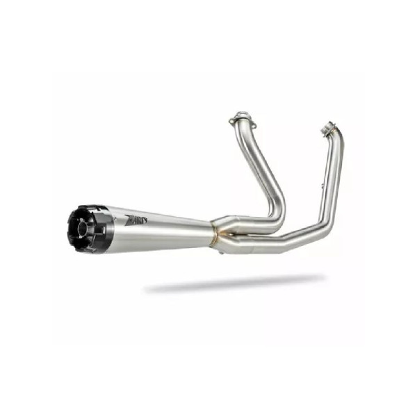 Повний вихлопний комплект Zard Harley Davidson Fat Bob/ Softail Standard/ Street bob/ Low Rider ST/ S (17-) полірований