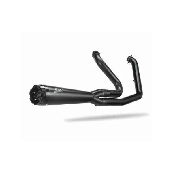 Повний вихлопний комплект Zard Harley Davidson Fat Bob/ Softail Standard/ Street bob/ Low Rider ST/ S (17-) чорний