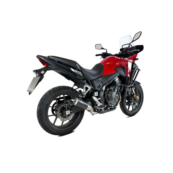 Глушник мотоцикловий IXRACE MK2 Honda CBR 500 R/ NX 500/ Hornet 500 (24) карбоновий, з гомологацією