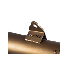 Глушник G.P.R Ultracone Bronze Cafè Racer Нержавіюча сталь - Honda Transalp XL 650 V 00-06