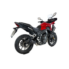 Глушник мотоцикловий IXRACE MK2 Honda CBR 500 R/ NX 500/ Hornet 500 (24) чорний, з гомологацією