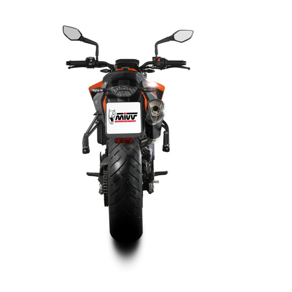 Глушник мотоцикловий Slip-On Line (Delta Race) MIVV для KTM Duke 790 (18-20) / 890 (20-) чорний
