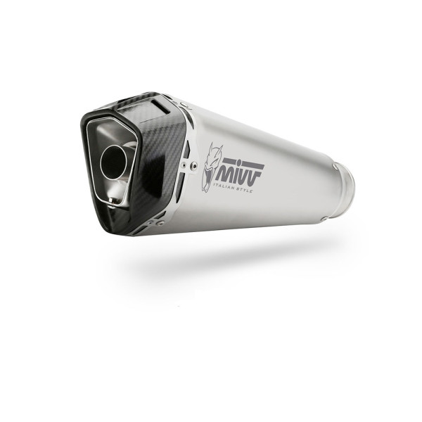 Глушник мотоцикловий Slip-On Line (Delta Race) MIVV для KTM Duke 790 (18-20) / 890 (20-) срібний