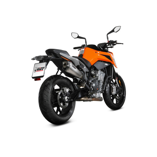 Глушник мотоцикловий Slip-On Line (Delta Race) MIVV для KTM Duke 790 (18-20) / 890 (20-) срібний