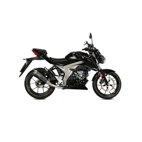 Повний вихлопний система (Delta Race) MIVV для Suzuki GSX-R 125 / GSX-S 125 (17-20) чорний