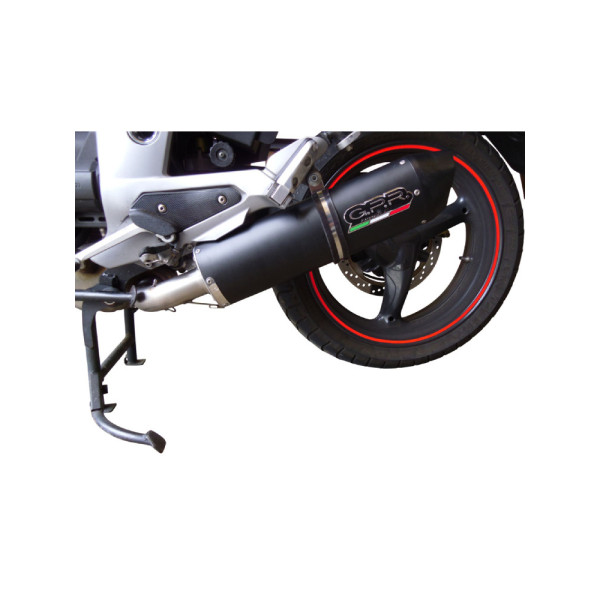 Глушник G.P.R Furore Nero Slip-On, Чорний Алюміній - Moto Guzzi Breva 1200 07-12