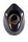 Глушник G.P.R Furore Nero Slip-On, Чорний Алюміній - Moto Guzzi Breva 1200 07-12