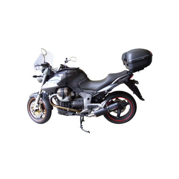 Глушник G.P.R Furore Nero Slip-On, Чорний Алюміній - Moto Guzzi Breva 1200 07-12