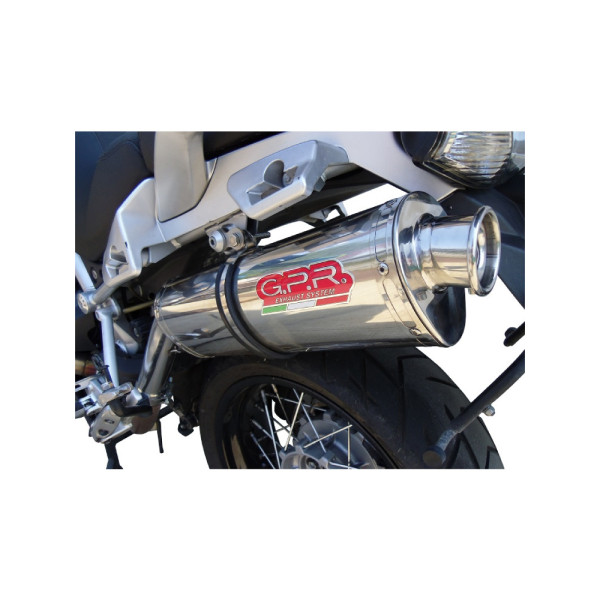 Глушник G.P.R Trioval Slip-On, Нержавіюча сталь - Moto Guzzi Stelvio 1200 4V 08-10