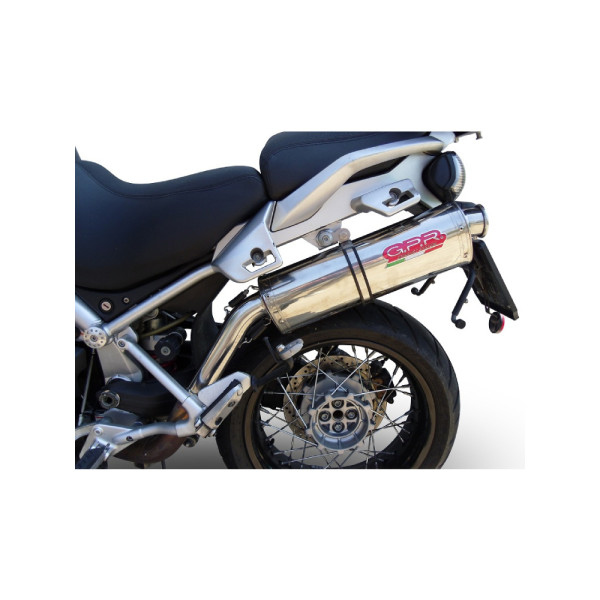 Глушник G.P.R Trioval Slip-On, Нержавіюча сталь - Moto Guzzi Stelvio 1200 4V 08-10