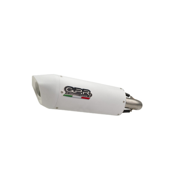 Глушник G.P.R Albus Ceramic Slip-On, Алюміній - Moto Guzzi Stelvio 1200 4V 08-10
